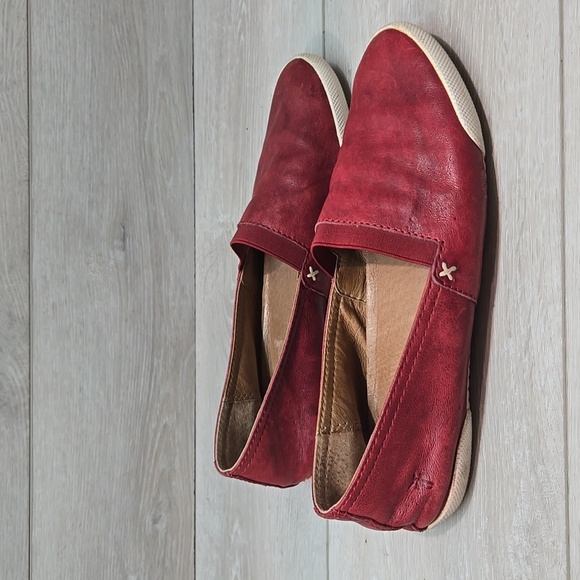 Frye Women's Melanie Loafer Leather Slip-On Shoes Flats Sz 7.5M - Picture 2 of 12